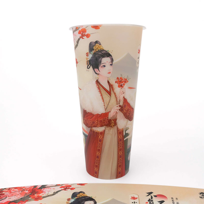 Juice Cup Injection Molding In Mold Label