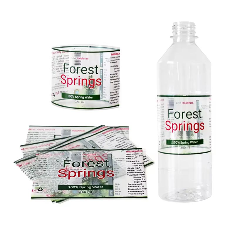 PVC Heat Shrink Label for Plastic Bottles