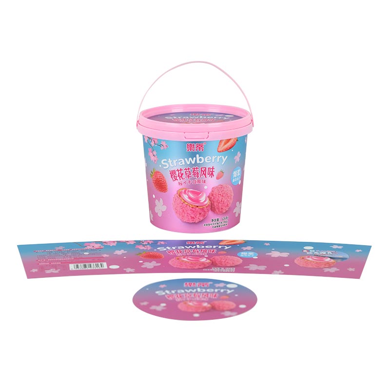 Snacks Bucket Injection Molding In Mold Label